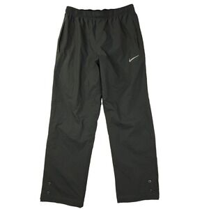 Nike Pro Storm Fit Track Pants Men's Large Dark Grey Straight Leg Ankle Snap